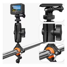 Suporte De Guidão 360° + Adaptador Câmeras Gopro E Similares Foto mini  3