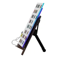 Suporte De Livro Ergonômico Mini Com Prendedor - Excelência Cor Marrom Foto mini  3