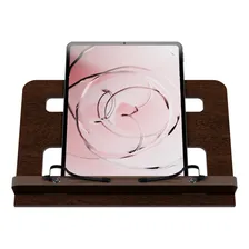 Suporte De Livro Ergonômico Mini Com Prendedor - Excelência Cor Marrom Foto mini 4