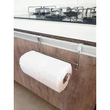 Suporte De Papel Toalha Ou Alumínio Para Armário Cor Branco Foto mini  2