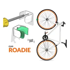 Suporte De Parede Bike Mtb Hornit Clug 44-57 Mm 1.75 A 2.25 Cor Branco Foto mini 4