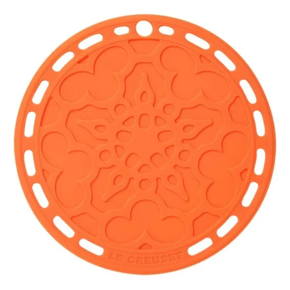 Suporte De Silicone Em Silicone Laranja Le Creuset Mandala Foto 1