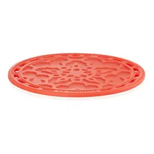 Suporte De Silicone Em Silicone Laranja Le Creuset Mandala Foto mini 3