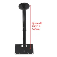 Suporte De Teto Para Tv De 19 A 56 Sky31 Multivisão Cor Preto Foto mini 4