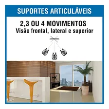 Suporte De Tv Brasforma Sbrp130 Articulado 55 Preto Foto mini 4