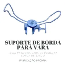 Suporte De Vara Para Borda De Barco 1 Vara Ideal Para Pesca Foto mini 2