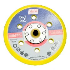 Suporte Disco Lixa Com Velcro Com Furo 6 Disflex 30004 Foto mini 1