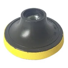 Suporte Disco Lixa Prato Lixadeira Politriz 3pol 75mm Velcro Foto mini 1