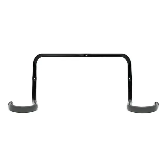 Suporte Duplo Parede Vertical Gancho Pendurar Bike Bicicleta Cor Preto Foto 1