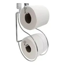 Suporte Duplo Porta Papel Higiênico Caixa Descarga Acoplada Foto mini 1