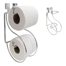 Suporte Duplo Porta Papel Higiênico Caixa Descarga Acoplada Foto mini 2