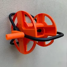 Suporte Enrolador De Mangueira Fixo Parede Carretel P/ 40m Foto mini  2
