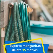 Suporte Enrolador Fixo Plástico Mangueira Jardim Ajax Foto mini 4