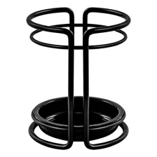 Suporte Escorredor Porta Talheres Bancada Pia Cozinha Preto Foto mini 2