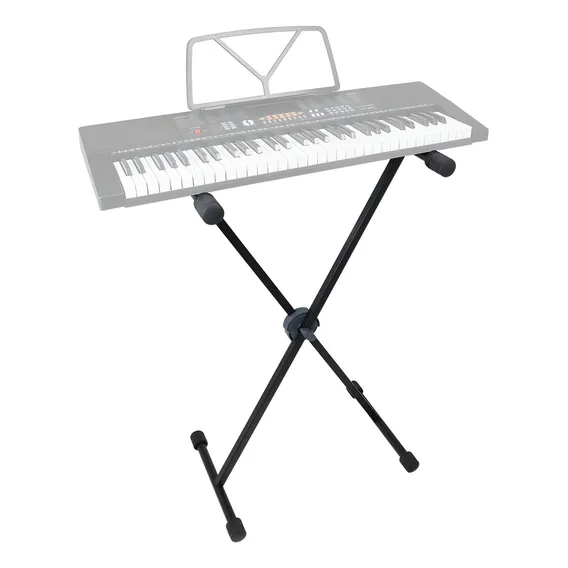 Suporte Estante P/ Teclado Musical Piano Ask X10 X10s Black Foto 1