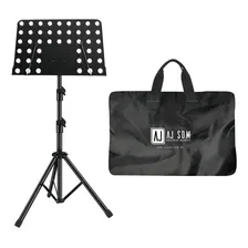 Suporte Estante Partitura Metal Maestro Reforçada 41x27 Cm Foto  mini 1