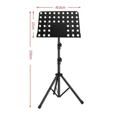 Suporte Estante Partitura Metal Maestro Reforçada 41x27 Cm Foto mini  3