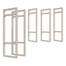 Suporte Estilo Industrial P/ Prateleira Parede Branco 2pçs Foto mini 4