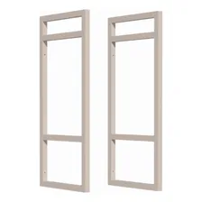 Suporte Estilo Industrial P/ Prateleira Parede Branco 2pçs Foto  mini 1