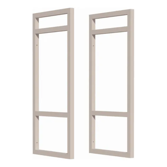 Suporte Estilo Industrial P/ Prateleira Parede Branco 2pçs Foto 1