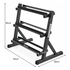 Suporte Expositor Estante Para Halter Dumbbell - 3 Andares Foto mini 2