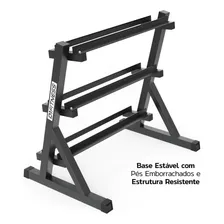 Suporte Expositor Estante Para Halter Dumbbell - 3 Andares Foto mini 4