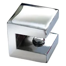 Suporte Fenda Quadrado Para Vidro 10mm - 10 Unidades Foto  mini 1