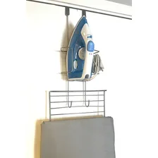 Suporte Ferro De Passar Porta Tabua De Passar Cromado Foto mini  2