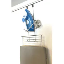 Suporte Ferro De Passar Porta Tabua De Passar Cromado Foto mini  3