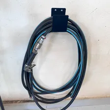 Suporte Fixo Para Mangueira Meia Lua Cor Preto Foto mini 4