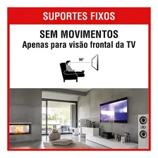 Suporte Fixo Universal para TV LED, LCD, Plasma, 3D e Smart TV de 10? a 100? ? Brasforma SBRU859 Foto mini 4