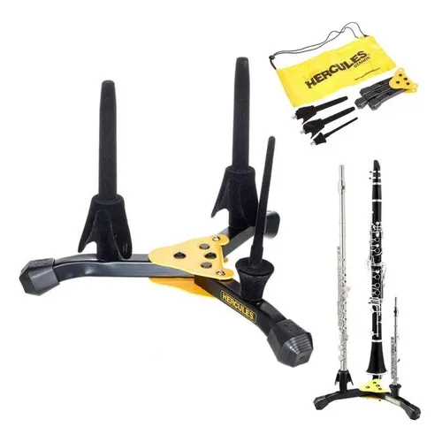 Suporte Flauta Transversal Picollo Clarinete Hercules Ds543b Foto 1