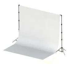 Suporte Fundo Infinito + Branco 3x3+ Bolsa+ 15 Presilhas Foto mini 1