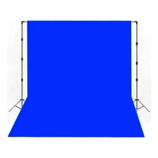 Suporte Fundo Infinito + Tecido Azul 3x2 +15 Presilhas+bolsa Foto mini 1