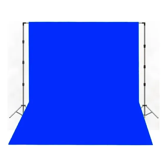 Suporte Fundo Infinito + Tecido Azul 3x2 +15 Presilhas+bolsa Foto 1