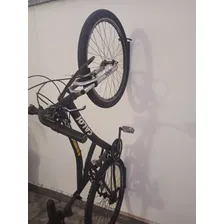 Suporte Gancho Bicicleta Na Parede Com Haste Roda Traseira Cor Preto Foto mini 3