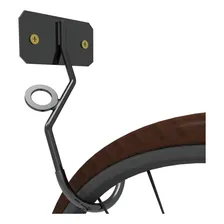 Suporte Gancho Parede Bike Vertical Bicicleta Mtb Cores Cor Preto Foto  mini 1