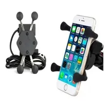 Suporte Garra Moto Smartphone Gps Retrovisor Foto  mini 1