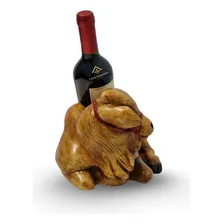 Suporte Garrafa De Vinho: Boi Marrom Peça Decorativa Cor Marrom-claro Foto mini 2