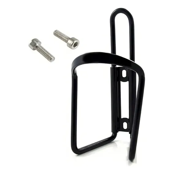 Suporte Garrafa Squeeze AlumÃnio Caramanhola Bicicleta Preto Foto 1