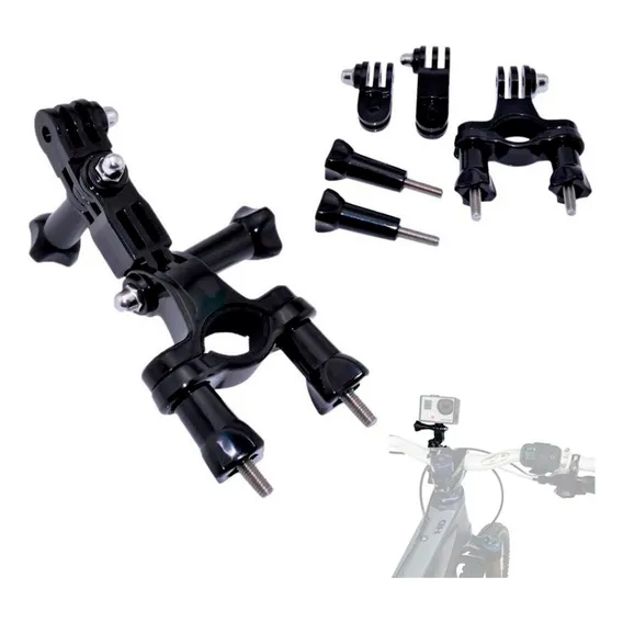 Suporte Giratório Bicicleta Gopro Guidão Bike Moto Sjcam Foto 1