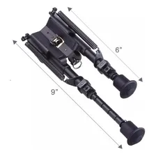 Suporte Giratório De Caça Ajustável BiPod De Rifle Dobrável Foto mini  3