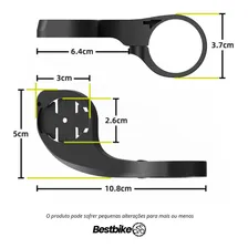 Suporte Gps Bike Ciclocomputador Avanço Compatível Garmin Edge Atrio Igsport Cycplus Xoss Absolute Mtb/speed Bike Cor Preto Bestbike Foto mini  3