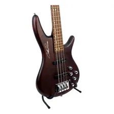Suporte Guitarra E Baixo De Chão Dobravel Sgb Ibox Cor Preto Foto mini  3