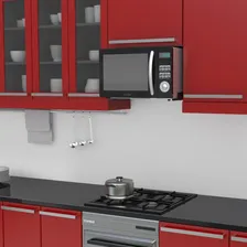 Suporte Impressora Microondas Bebedouro Forno Multiuso Preto Foto mini 2