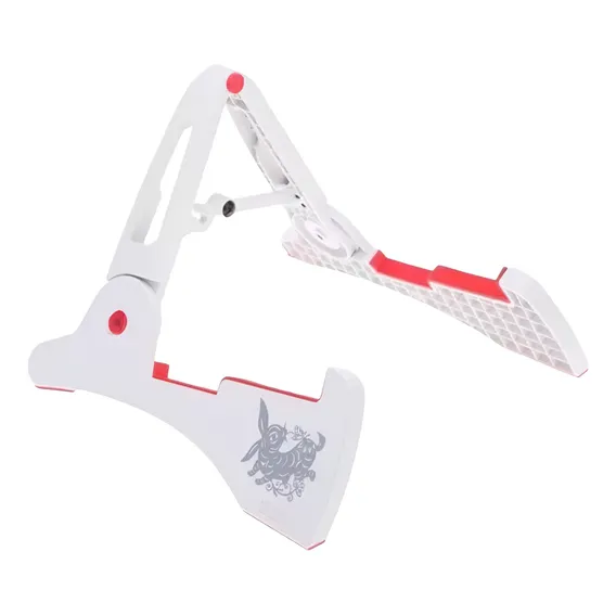 Suporte Instrumento De Corda Aroma Ags-03 White Foto 1