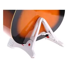Suporte Instrumento De Corda Aroma Ags-03 White Foto mini 3