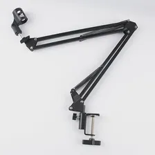 Suporte Mesa Microfone Condensador Articulável Profissional Foto mini  3