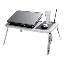 Suporte Mesa Portatil Para Notebook E Netbook Com 2 Cooler Foto mini  2
