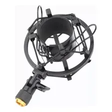 Suporte Microfone Shock Mount Com Pop Filter Smpf-01 Saty Cor Preto Foto mini 3